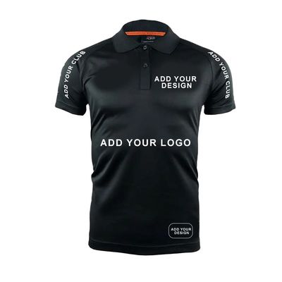 O-Neck Collar F1 Racing Team Quick Dry Pit Crew Polo Shirts 100% Polyester for Adults
