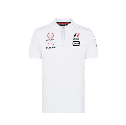 Custom Logo Design Unisex Polo Shirts with Printing Techniques and Cotton Elastane
