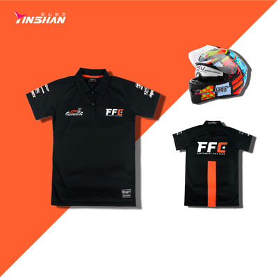 Custom Breathable Sportswear Motocycling Car Racing Wicking Team Uniform Polo Shirts