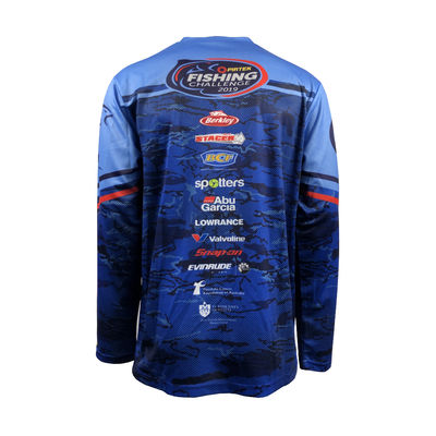 Adults Custom Sublimation Performance Wicking Fishing Jersey Polystere Shirt Promotion