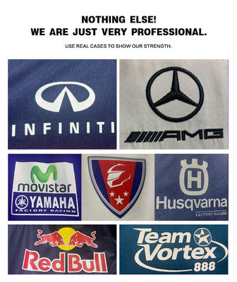 100% Cotton Polo T Shirt Custom Logo Team Uniform Car Racing Sport Wear for Adults