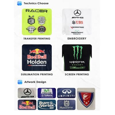Sleeve Style Long Sleeve Breathable Wicking Custom T Shirts for Motor Cross Riding