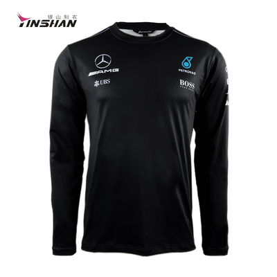Sleeve Style Long Sleeve Breathable Wicking Custom T Shirts for Motor Cross Riding