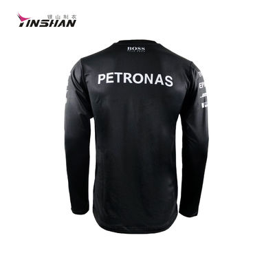 Sleeve Style Long Sleeve Breathable Wicking Custom T Shirts for Motor Cross Riding