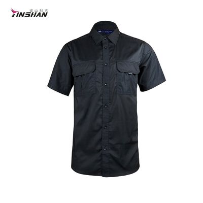 Men's Short Sleeve Racing and Sports Wear Shirt with Breathable and Quick Dry Fabric
