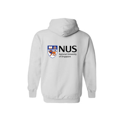 University Hoodie Comfortable Printing Logo White Campus Fashion for College Outfits