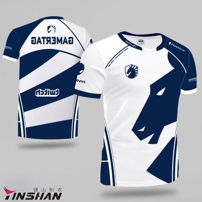 Sportswear Custom Wicking Breathable Teamwear E-sports Printed Logo T-shirts for Esports