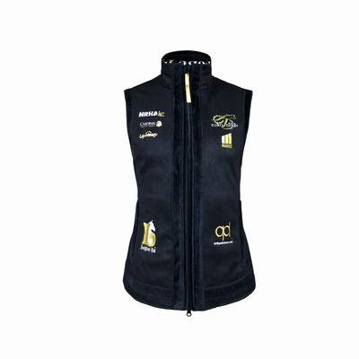 Unisex Windproof Custom Softshell Horse Racing Team Vest for Personalization and Logo