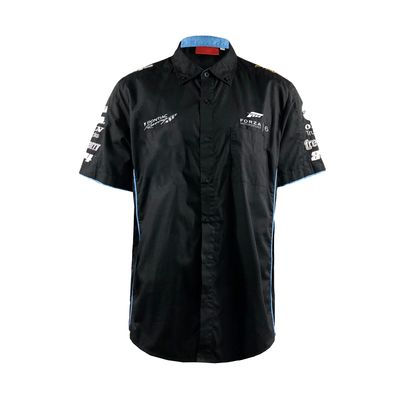 Summer Season Motorcycle Auto Racing Sportswear Custom Logo Team Shirt for Men's F1