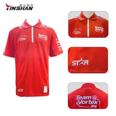 Customized Logo Square Collar Polyester Gaming Polo Esports Jersey Teamwear Polo Shirt