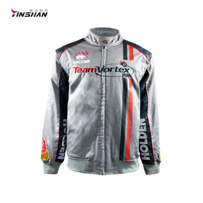 Customized Warm Logo Men's Sports Racing Jacket for Motorcycle Auto Racing Enthusiasts