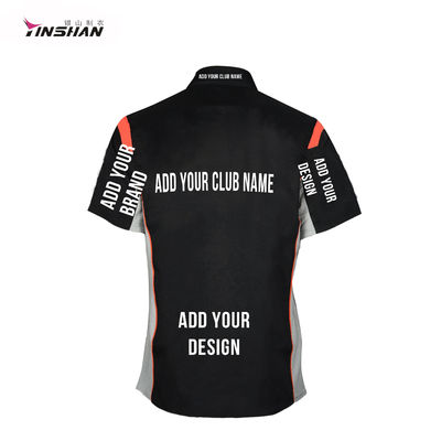 Custom Men's T-Shirts Short-Sleeved Design for Racing Off-Road Sportswear and Fanswear