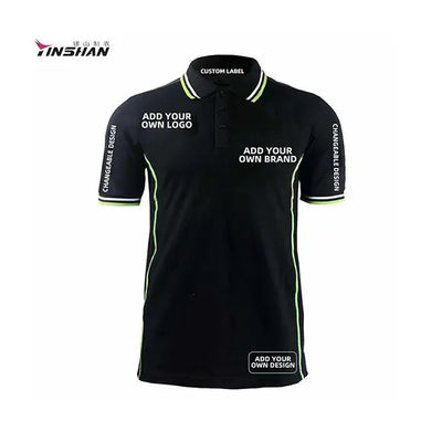 Custom Logo Printing Unisex F1 Car Racing Polo Shirt for Motorcycle Auto Racing Teamwear