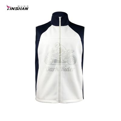 Custom Quick Dry Zip Jersey Sleeveless Sport Vest For Men Design Soft Shell For Racing