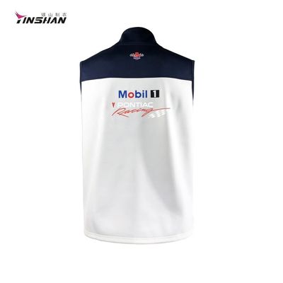 Custom Quick Dry Zip Jersey Sleeveless Sport Vest For Men Design Soft Shell For Racing