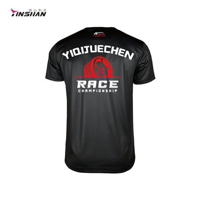 S/M/L/XL Sizes Wicking Breathable Artwork Printing Polyester Elastane Fabric Tee Shirt