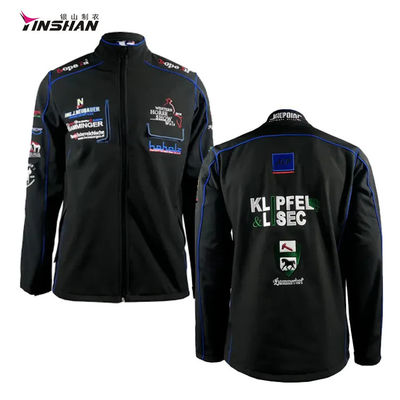 Poly/Cotton Softshell Custom Horse Riding Uniform for Sublimated F1 Racing Teamwear