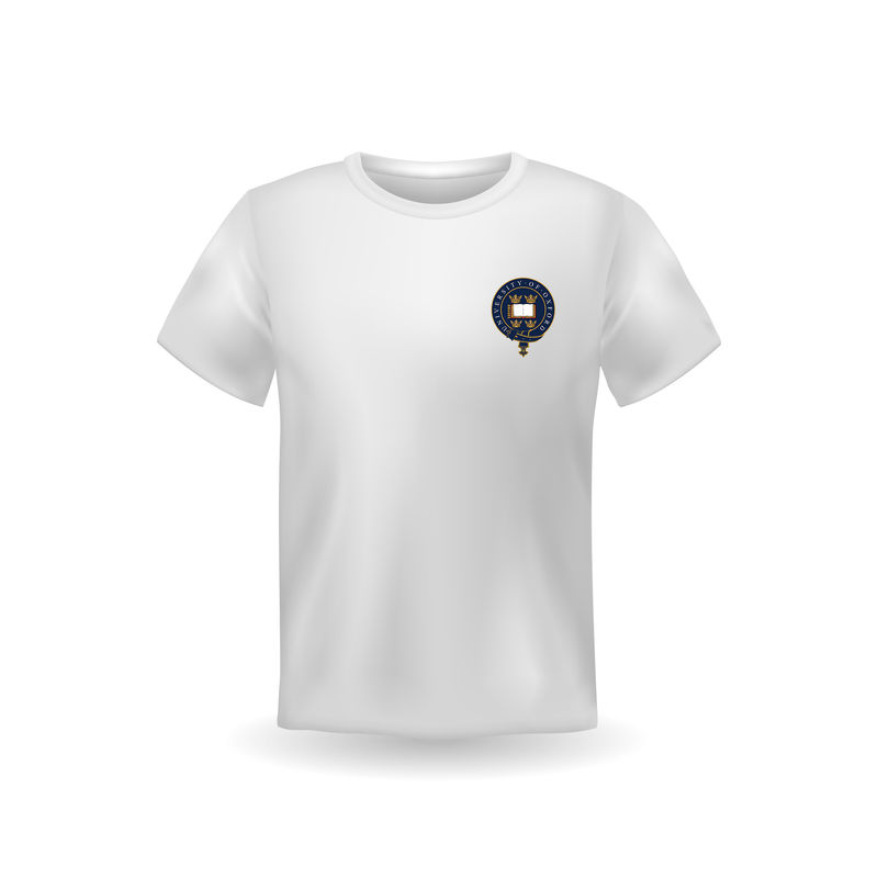 University T-Shirt with Custom Logo and Digital Printing Breathable Material