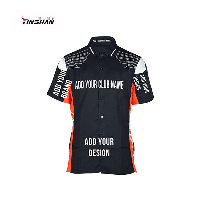 Custom Men's T-Shirts Short-Sleeved Design for Racing Off-Road Sportswear and Fanswear