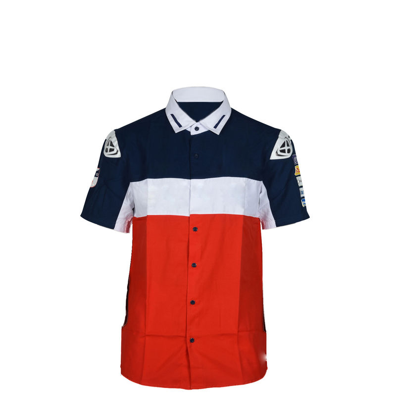 Custom Lables Breathable Polo Shirt for Fans Wear Heat-transfer Printing Custom Lables