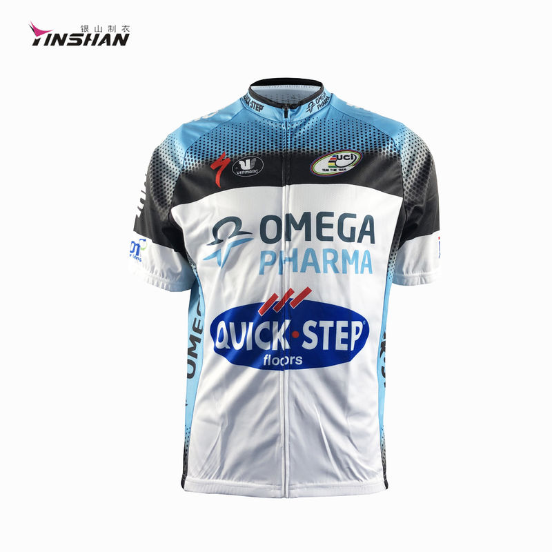 30. Unisex Adults Quick Dry Zip Cycling Jersey with Custom Logo Printing from Factor