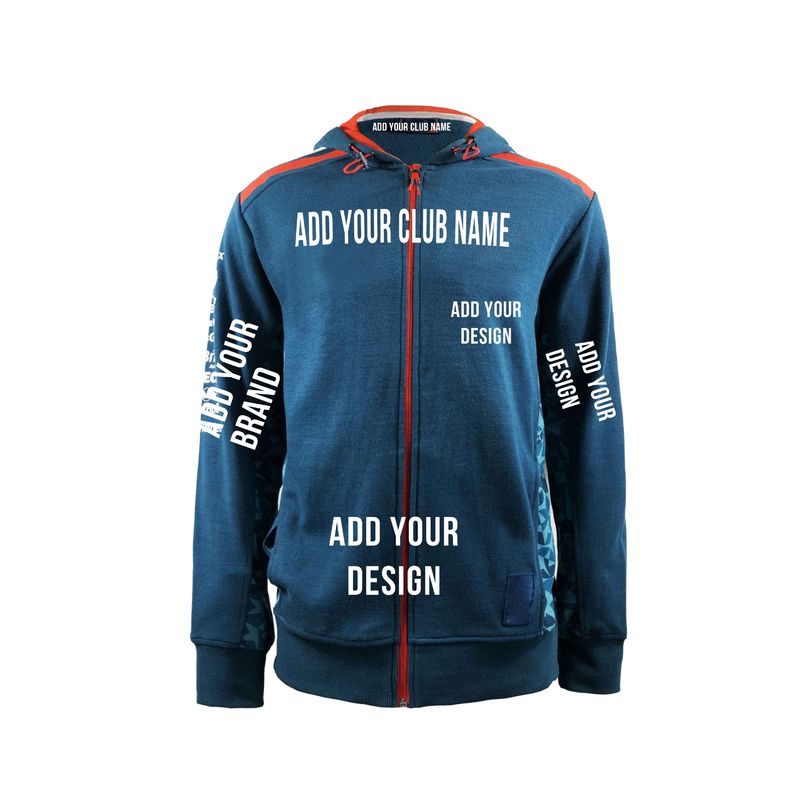 Polyester/Cotton Fleece Print Pattern Custom Logo Long Sleeve Zip Up Hoodies for Men
