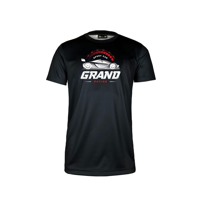 S/M/L/XL Sizes Wicking Breathable Artwork Printing Polyester Elastane Fabric Tee Shirt